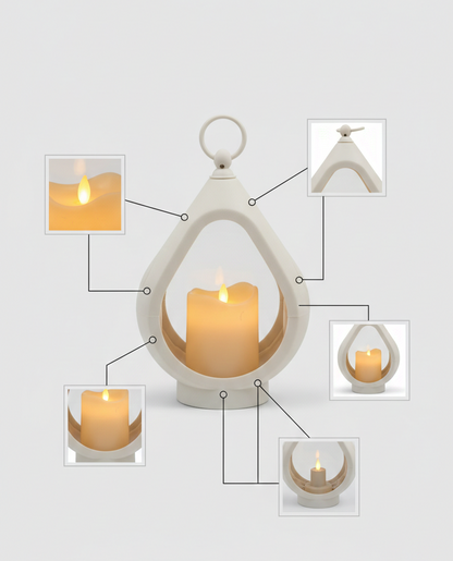 Teardrop LED Candle Lantern – Ambient Light