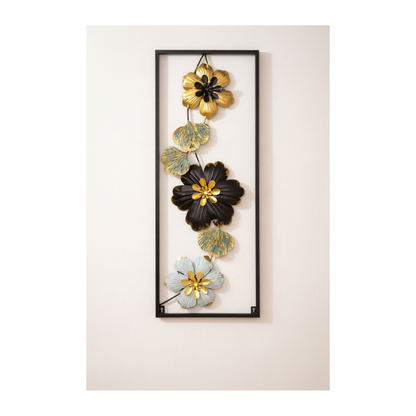 Metal Flower Wall Panel