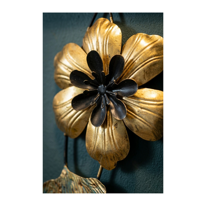 Metal Flower Wall Panel